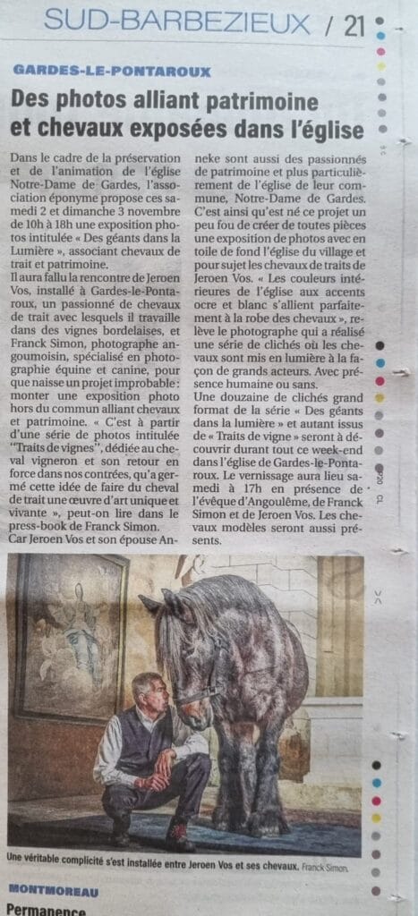 Charente libre - exposition photo - Des géants dans a lumière - Grain de Pixel - photographe à Angoulême - Nouvelle Aquitaine