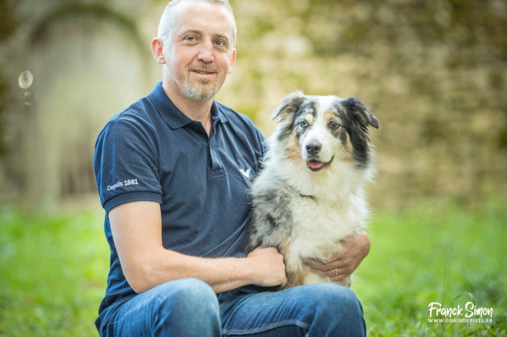 séance photo portrait - Christophe et Naya -Franck SIMON, photographe en Charente
