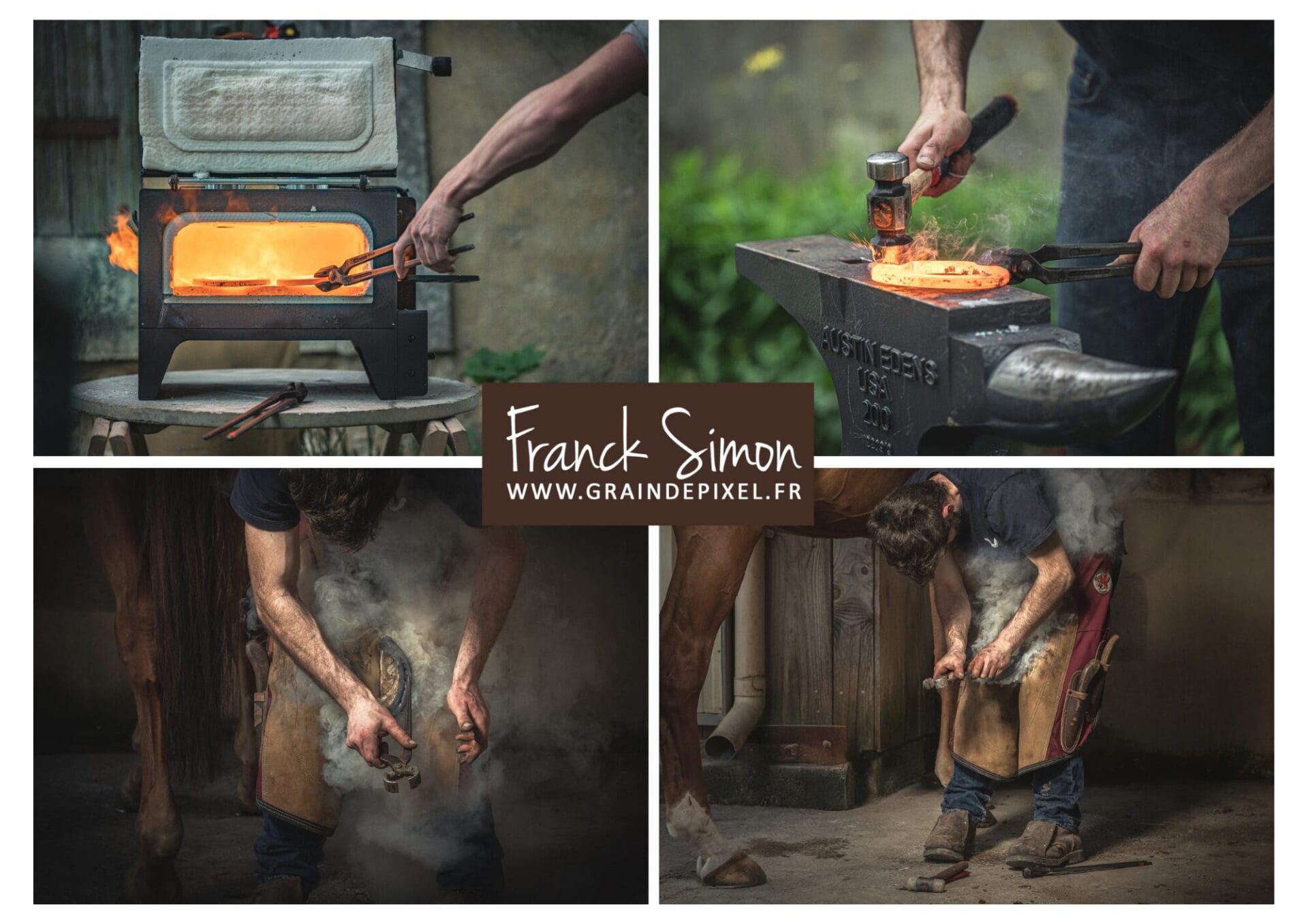 savoir fer - série photographique - maréchal ferrant - Franck Simon - Grain de Pixel - Angoulême - Charente