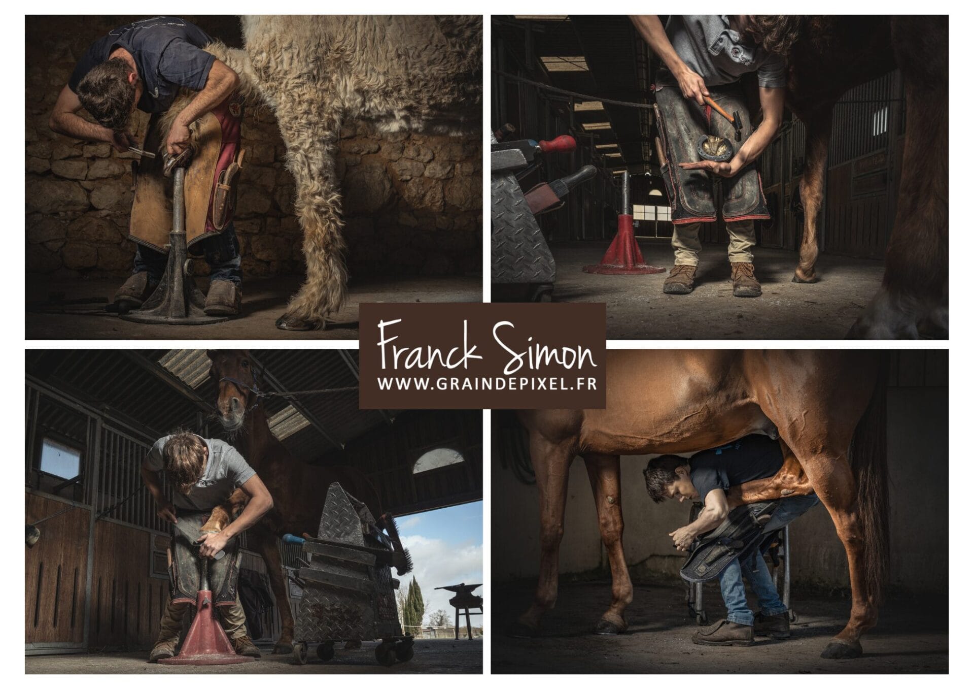 savoir fer - série photographique - maréchal ferrant - Franck Simon - Grain de Pixel - Angoulême - Charente