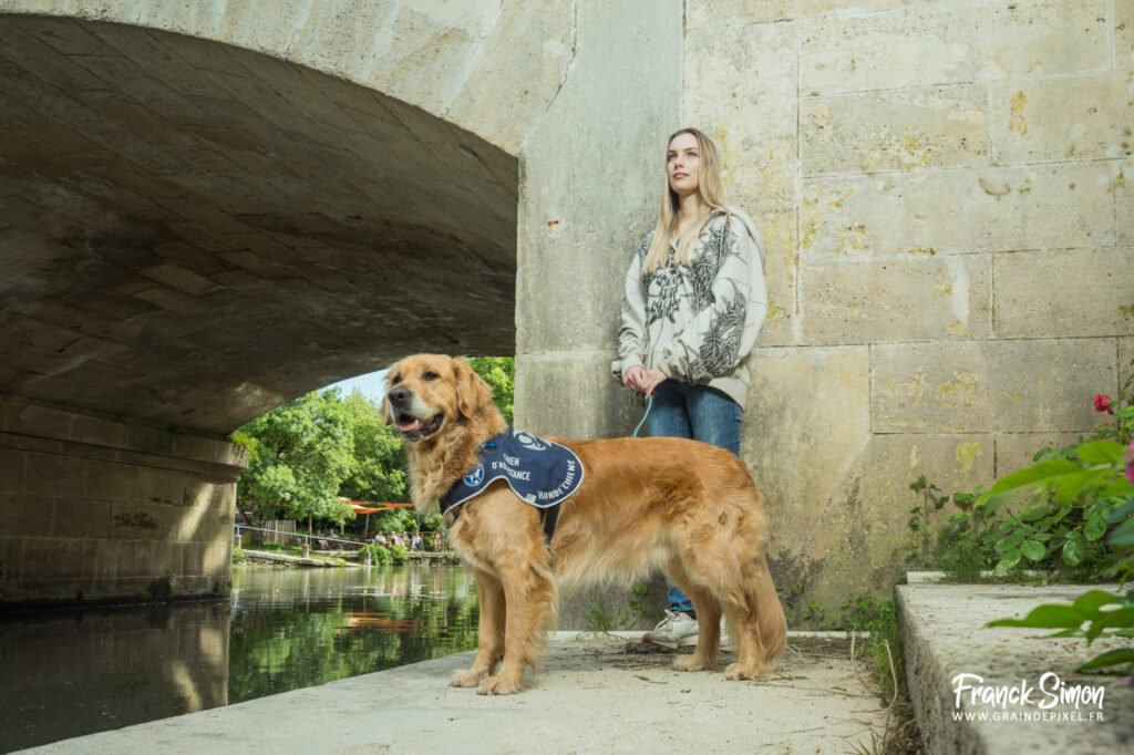 handi'chien - travail photographique - association 4 pattes Jonzac et handi'Chiens - Franck SIMON - photographe canin en Nouvelle Aquitaine