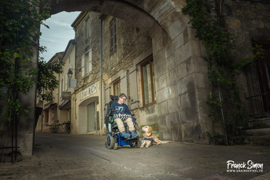 handi'chien - travail photographique - association 4 pattes Jonzac et handi'Chiens - Franck SIMON - photographe canin en Nouvelle Aquitaine